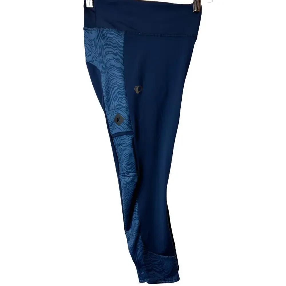 Pearl Izumi For Women Studio Navy Phyllite 3 Quarter Leggings Size XL - Picture 3 of 9
